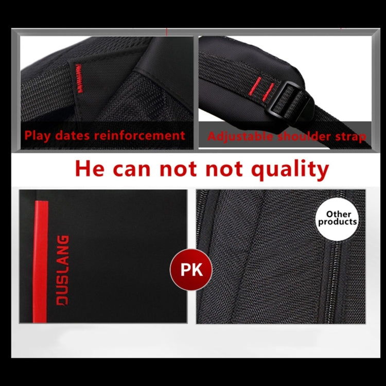 INDEPMAN DL-B014 Fashion 15 inch - 17 inch Nylon Laptop Notebook Computer Bag Backpack Shoulders Bag with Adjustable S-shaped Shoulder Strap for Men and Women, Size: 34 x 48 x 14 cm