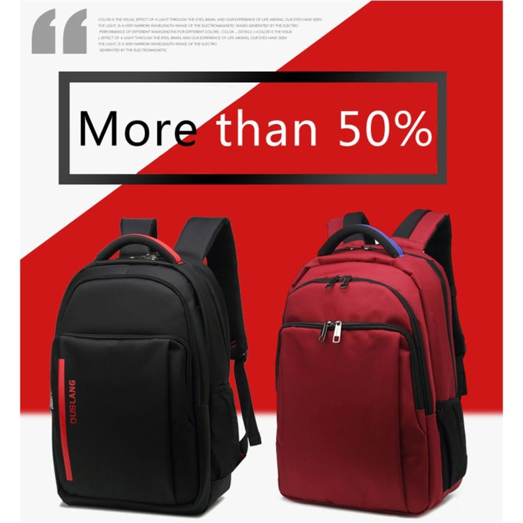 INDEPMAN DL-B014 Fashion 15 inch - 17 inch Nylon Laptop Notebook Computer Bag Backpack Shoulders Bag with Adjustable S-shaped Shoulder Strap for Men and Women, Size: 34 x 48 x 14 cm