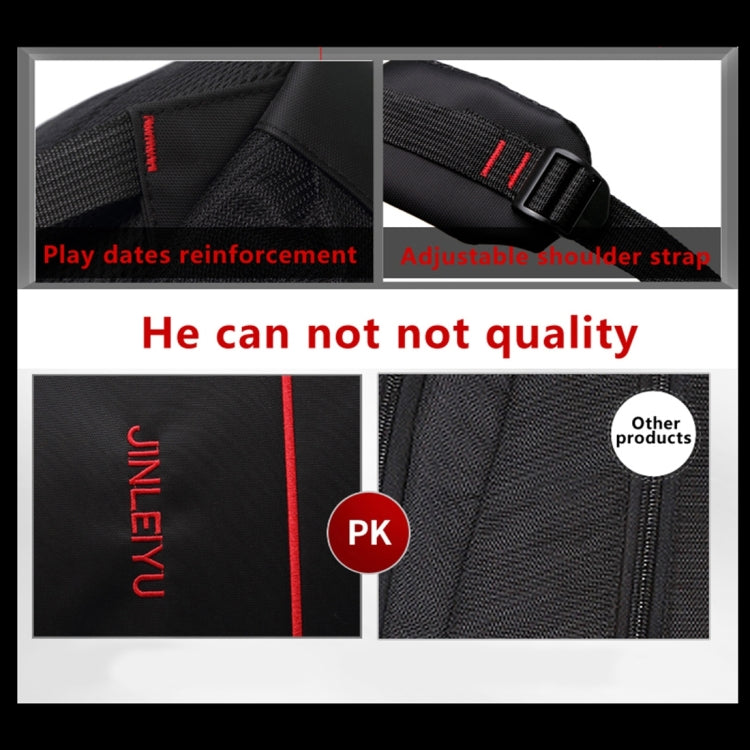 INDEPMAN DL-B015A Fashion Business Style 15 inch Nylon Laptop Notebook Computer Bag Backpack Shoulders Bag with Adjustable S-shaped Shoulder Strap for Men and Women, Size: 33 x 48 x 14 cm