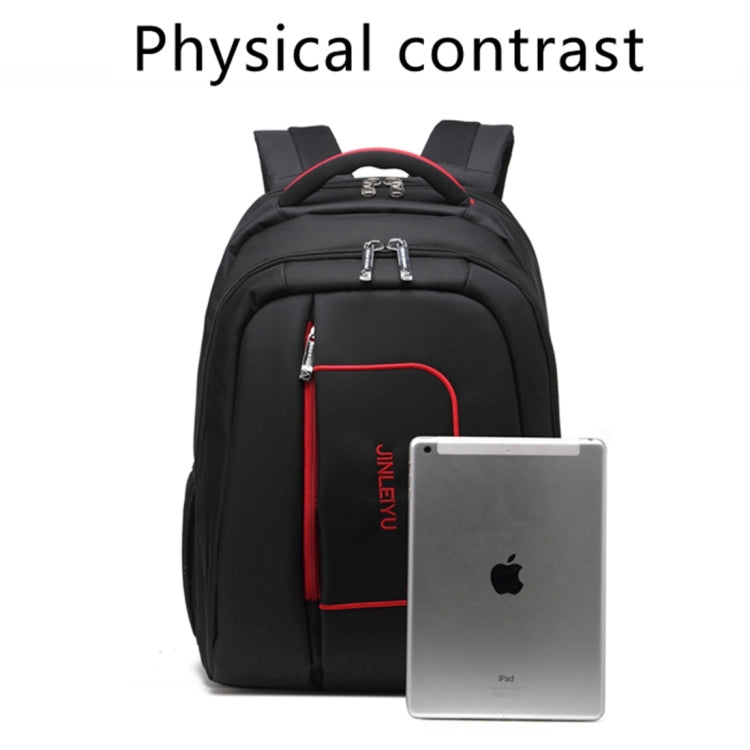 INDEPMAN DL-B015A Fashion Business Style 15 inch Nylon Laptop Notebook Computer Bag Backpack Shoulders Bag with Adjustable S-shaped Shoulder Strap for Men and Women, Size: 33 x 48 x 14 cm