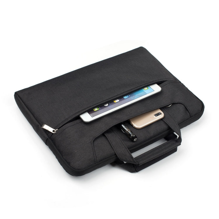 Portable One Shoulder Handheld Zipper Laptop Bag, For 15.4 inch and Below Macbook, Samsung, Lenovo, Sony, DELL Alienware, CHUWI, ASUS, HP