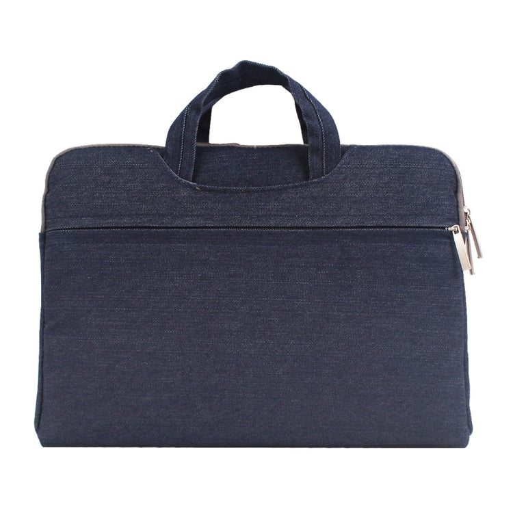 15 inch Portable Handheld Laptop Bag for Laptop(Dark Blue)