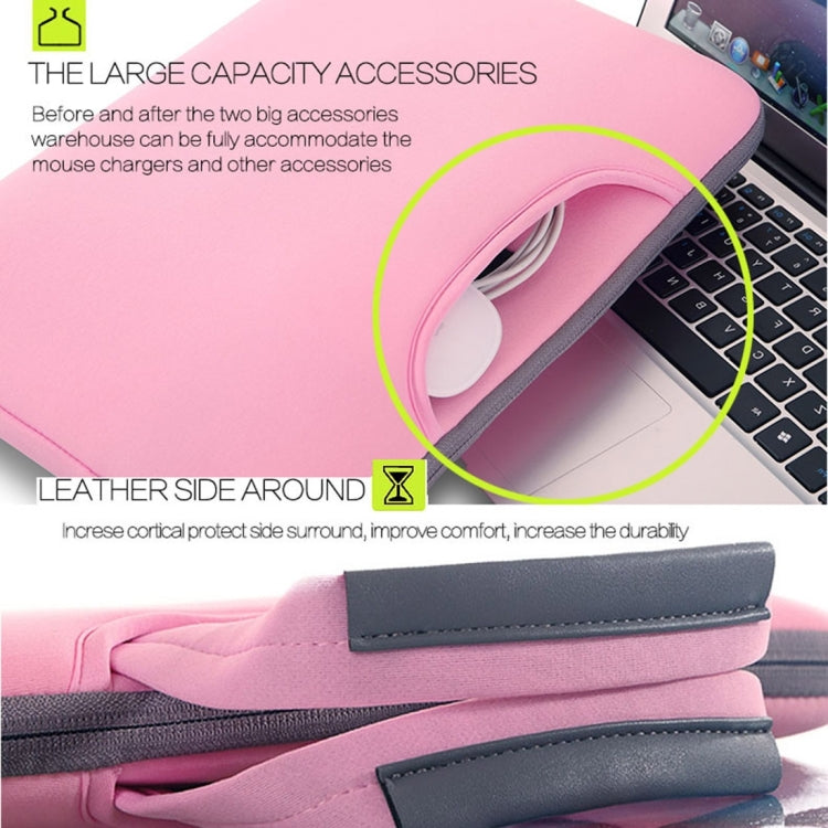 13.3 inch Portable Air Permeable Handheld Sleeve Bag for MacBook Air / Pro, Lenovo and other Laptops, Size: 34x25.5x2.5cm