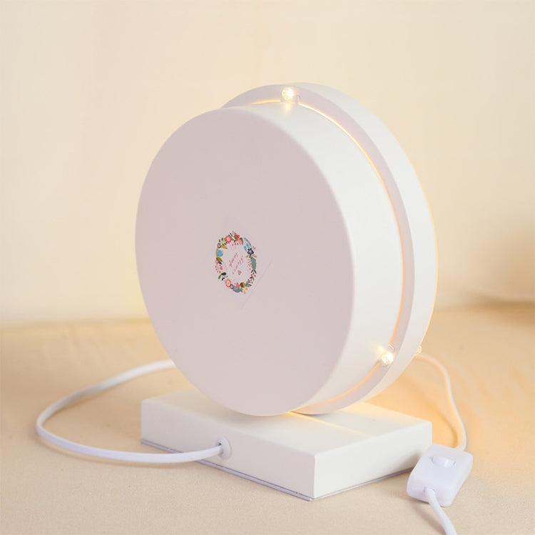 Valentines Day Eternal Flower Glass Shade Finished Christmas Style Colorful LED Bedside Lamp Table Lamp Night Light Creative Gift