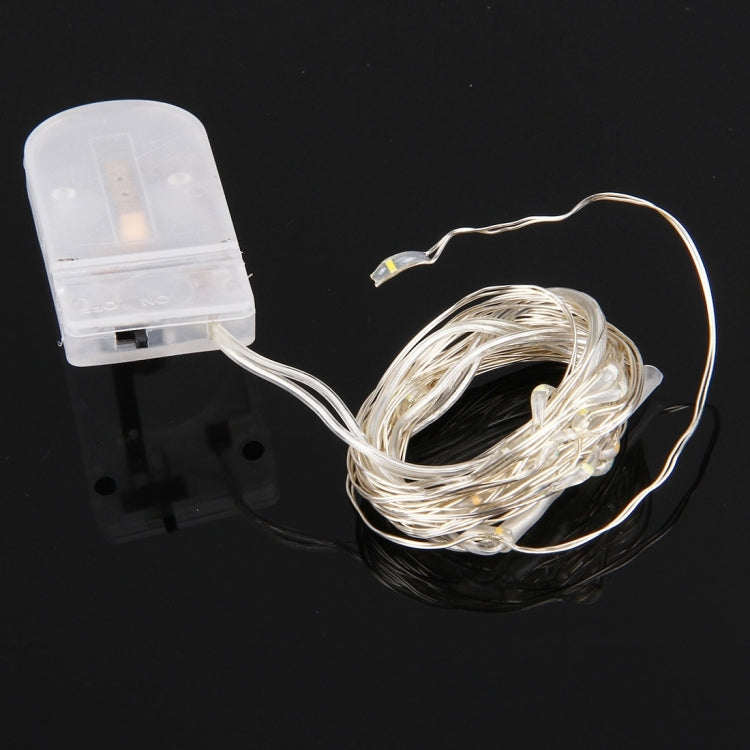 2m 120LM LED Copper Wire String Decoration Lights , 2 x 2032 Button Batteries Powered IP65 Waterproof SMD-0603 Festival Light(Colorful Light)