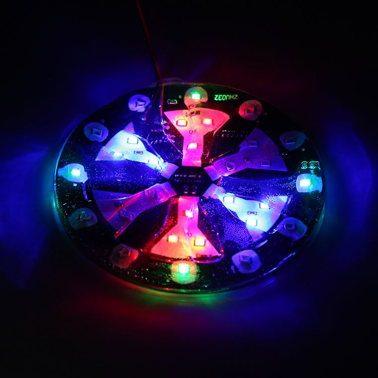 36 LEDs SMD 2835 Motorcycle Modified RGB Light Windmill Flash Atmosphere Lamp, Diameter: 8cm, DC 12V