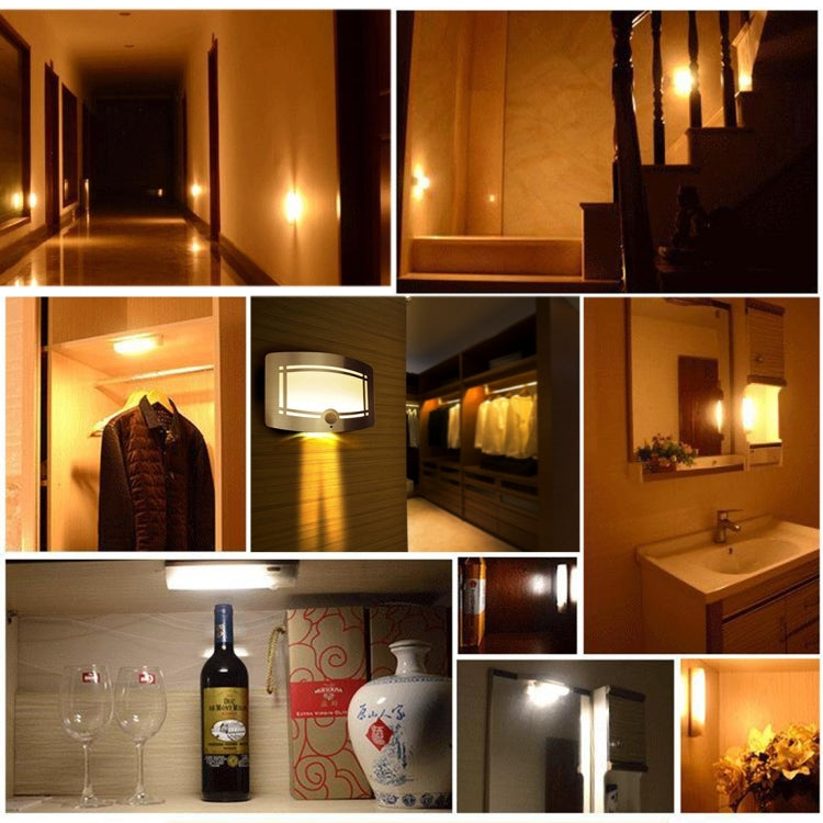 0.3W White Light Magnetic Sensor Switch LED Light , 3 LEDs 15 LM SMD-3528 for Cabinets / Drawers