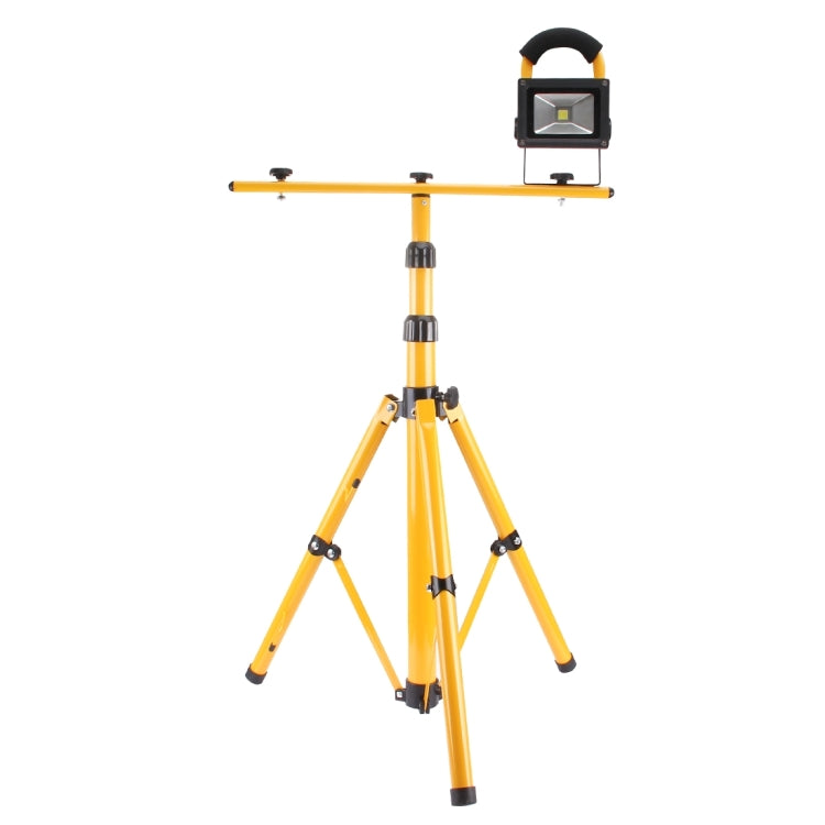 LED Flood Light Lamp Work Emergency Lamp Tripod Stand, LED Flood Light Not Included, Adjustable Maximum Height: about 150cm(Yellow)