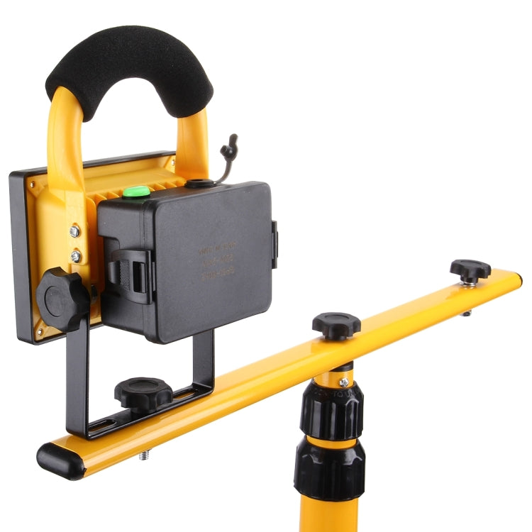 LED Flood Light Lamp Work Emergency Lamp Tripod Stand, LED Flood Light Not Included, Adjustable Maximum Height: about 150cm(Yellow)