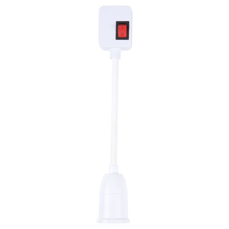 E27 Bulb Holder Flexible Extension Converter with Switch,