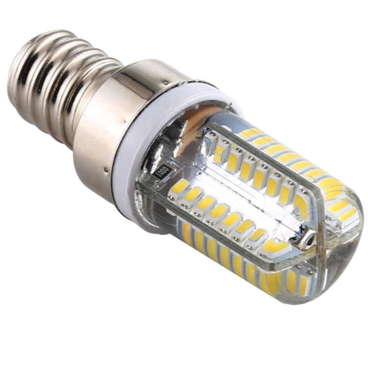 E12 SMD 3014 64 LEDs Dimmable LED Corn Light, AC 220V