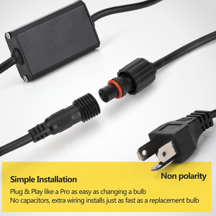 2 PCS H7 Car Lamp Replacement LED Headlight Bulbs Conversion Kit, White 6000K 2000LM 22W