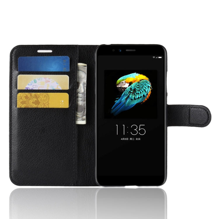 For Lenovo S5 Litchi Texture Horizontal Flip Leather Case with Holder & Card Slots & Wallet