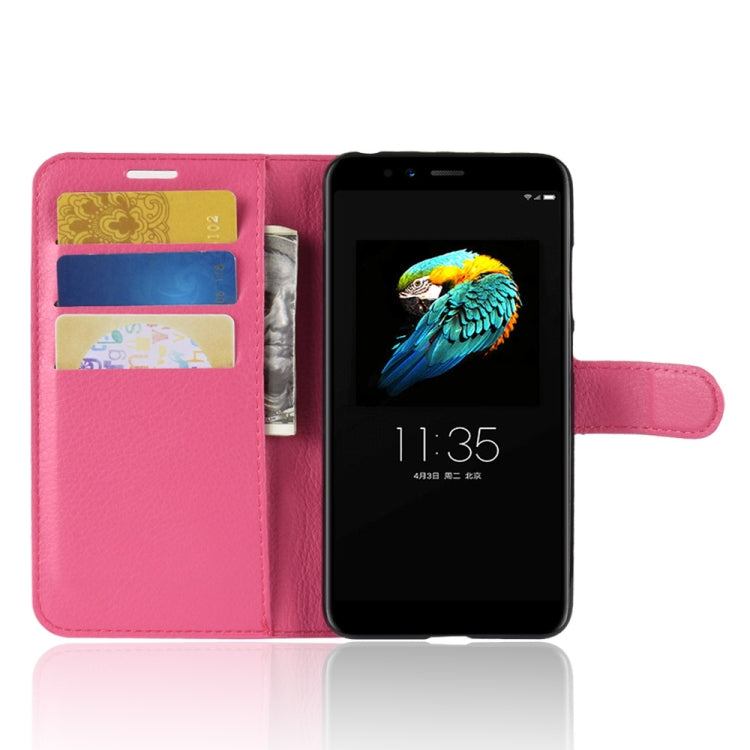 For Lenovo S5 Litchi Texture Horizontal Flip Leather Case with Holder & Card Slots & Wallet