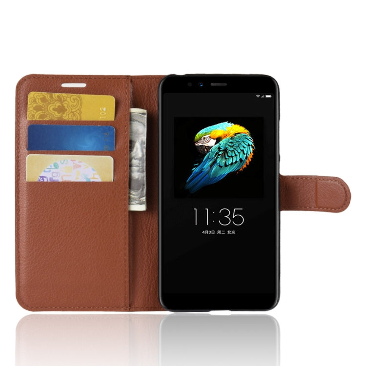 For Lenovo S5 Litchi Texture Horizontal Flip Leather Case with Holder & Card Slots & Wallet