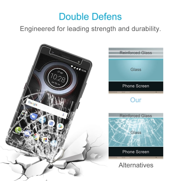 50 PCS 9H 2.5D Tempered Glass Film for Lenovo K8