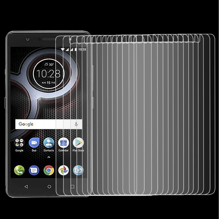 50 PCS 9H 2.5D Tempered Glass Film for Lenovo K8