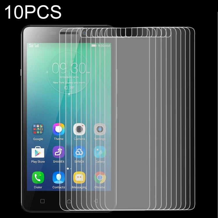 10 PCS 9H 2.5D Tempered Glass Film for Lenovo Viber P1m