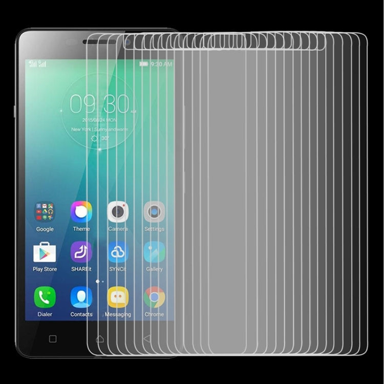 50 PCS 9H 2.5D Tempered Glass Film for Lenovo Viber P1m