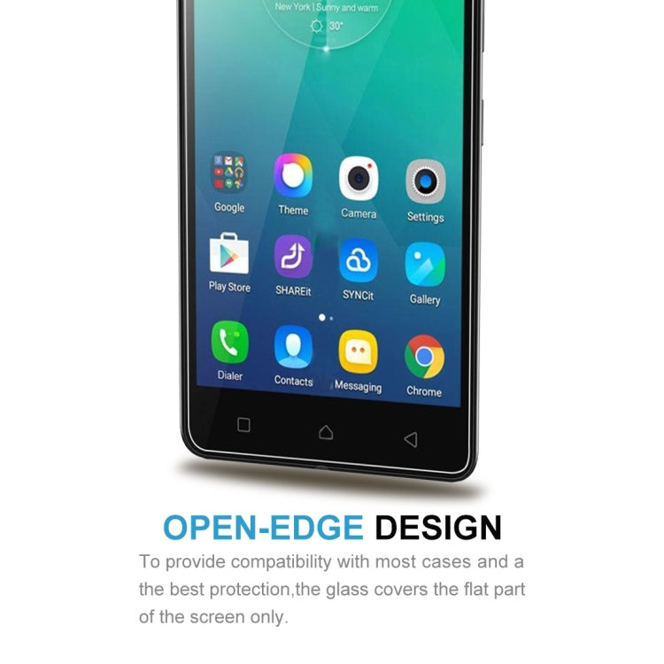 100 PCS 9H 2.5D Tempered Glass Film for Lenovo Viber P1m