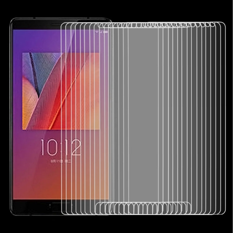 100 PCS 9H 2.5D Tempered Glass Film for Lenovo ZUK Edge