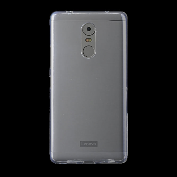 For Lenovo K6 Note 0.75mm Ultra-thin Transparent TPU Protective Case (Transparent)