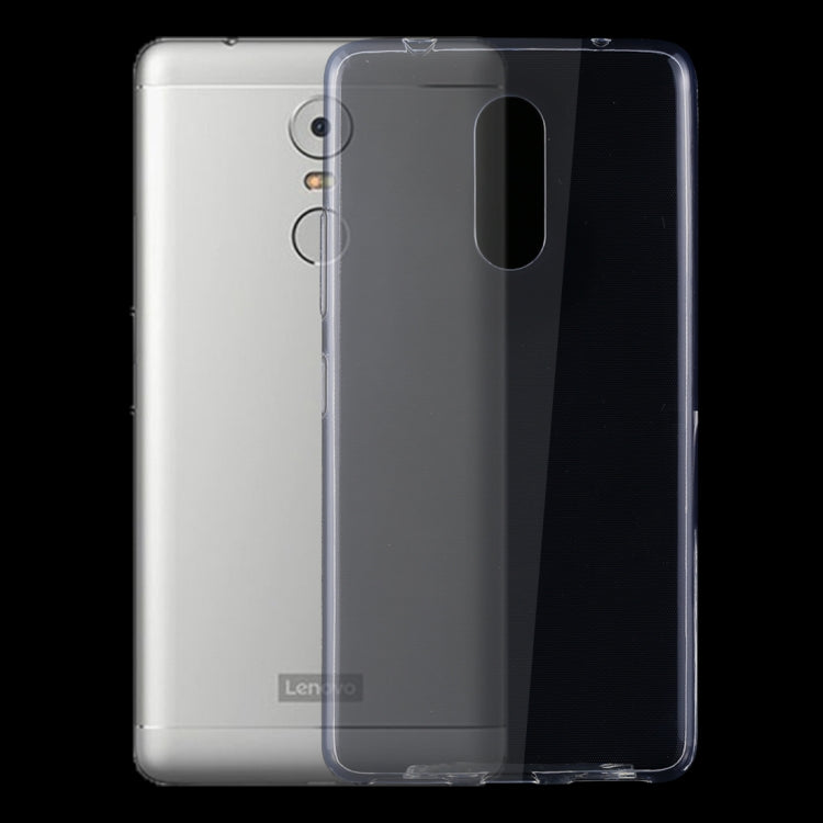 For Lenovo K6 Note 0.75mm Ultra-thin Transparent TPU Protective Case (Transparent)