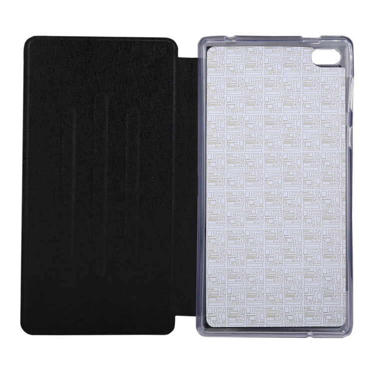For Lenovo TB-7304F / TB-7304N / TB-7304X Silk Texture Horizontal Flip Protective Case with Holder