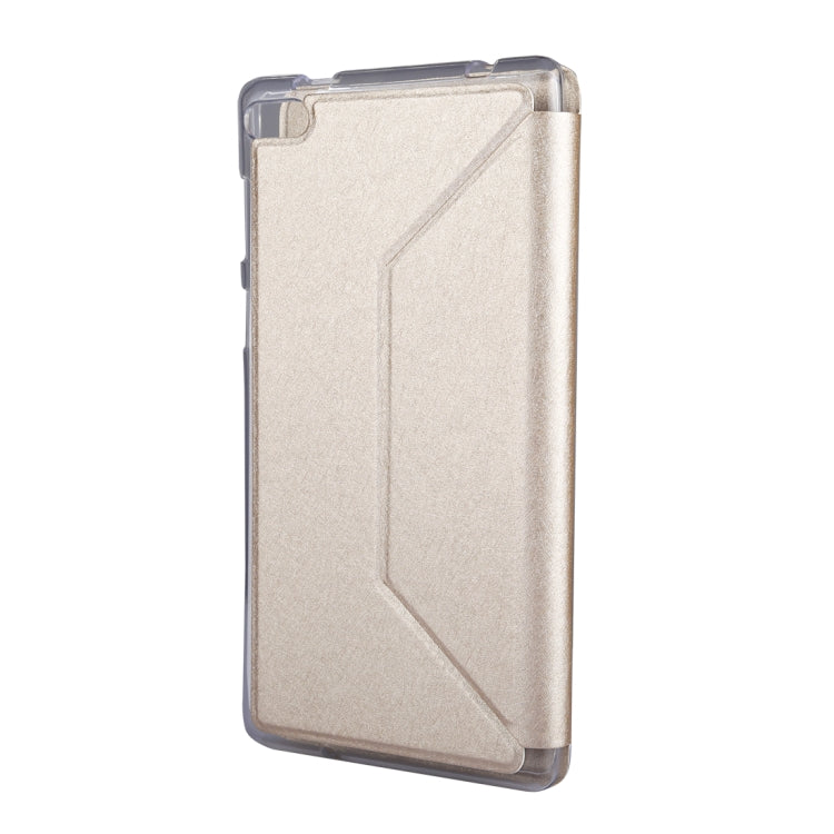 For Lenovo TB-7304F / TB-7304N / TB-7304X Silk Texture Horizontal Flip Protective Case with Holder