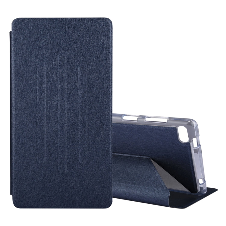 For Lenovo TB-7304F / TB-7304N / TB-7304X Silk Texture Horizontal Flip Protective Case with Holder