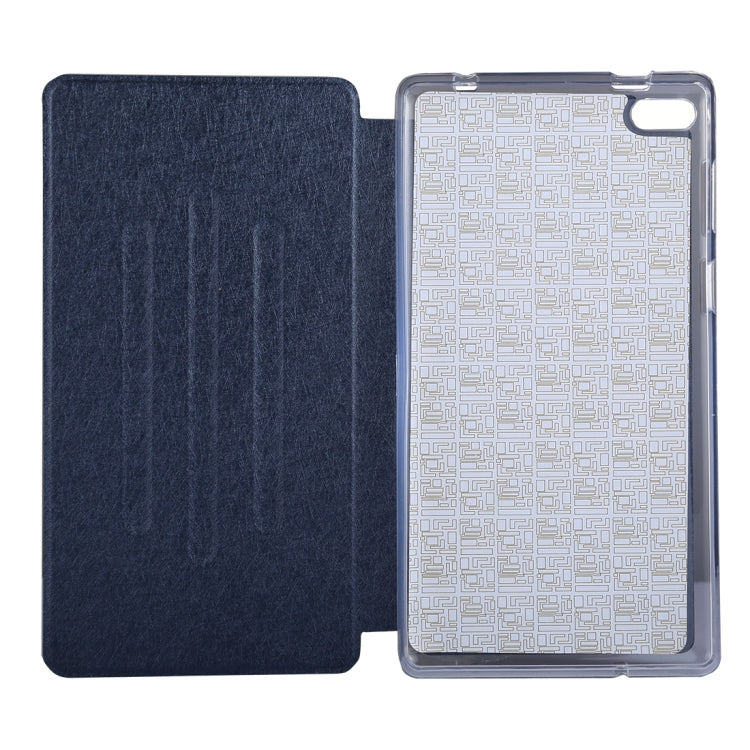 For Lenovo TB-7304F / TB-7304N / TB-7304X Silk Texture Horizontal Flip Protective Case with Holder