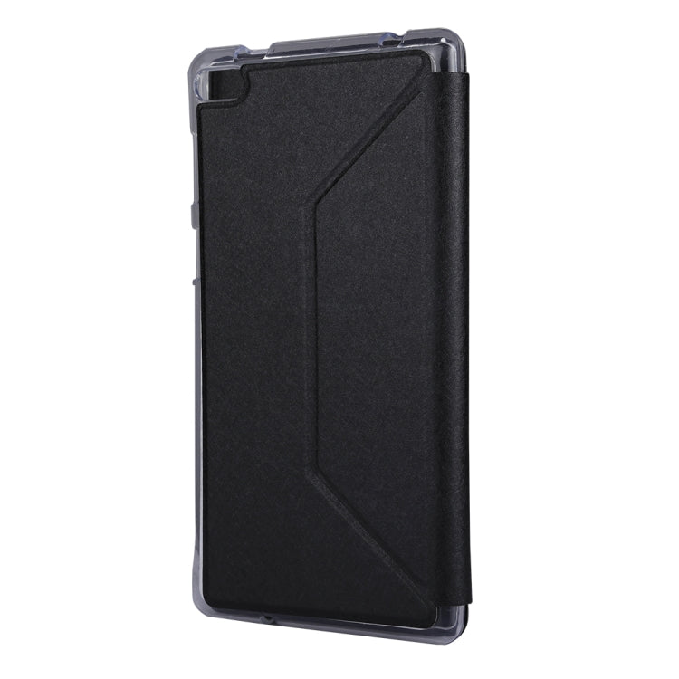 For Lenovo TB-7504F / TB-7504N / TB-7504X Silk Texture Horizontal Flip Protective Case with Holder