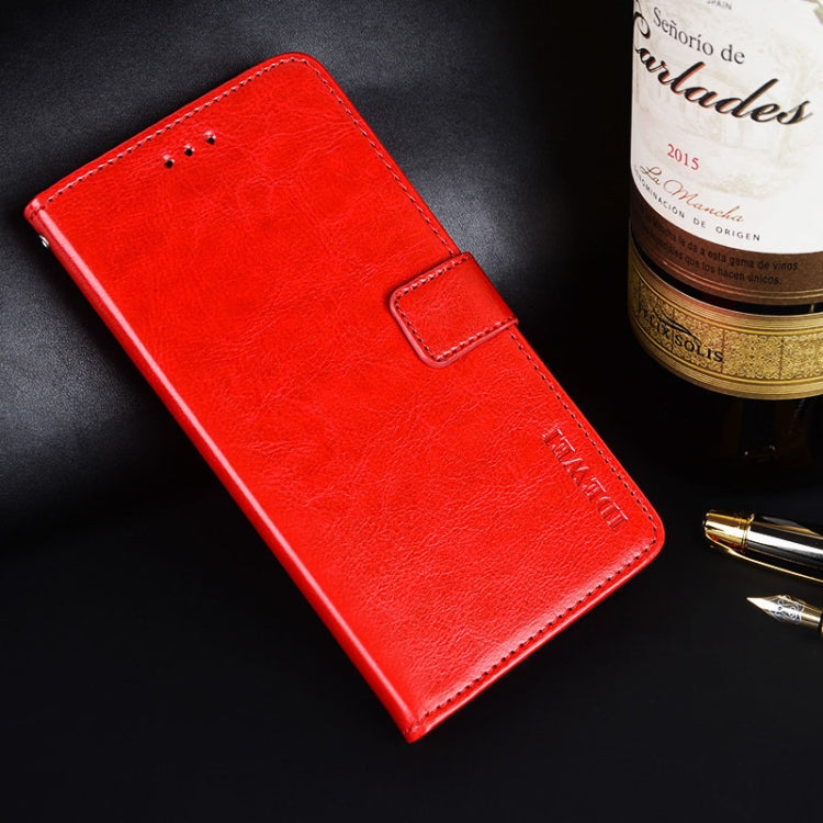 idewei Crazy Horse Texture Horizontal Flip Leather Case for Lenovo A5, with Card Slot / Holder / Wallet