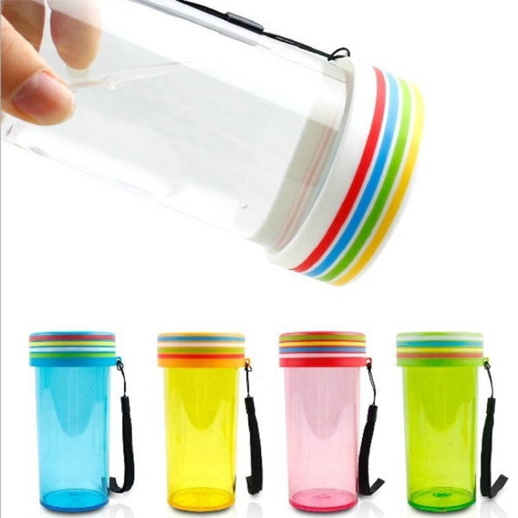 5 Pack Colorful Dazzling Rainbow Cup Random Color Delivery (Capacity: 400ml)
