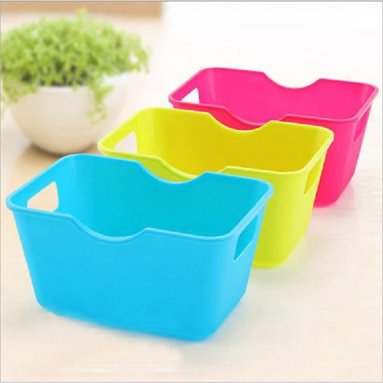 3 Pack Rectangular Debris Storage Box Random Color Delivery (Size: 15 * 11 * 7)
