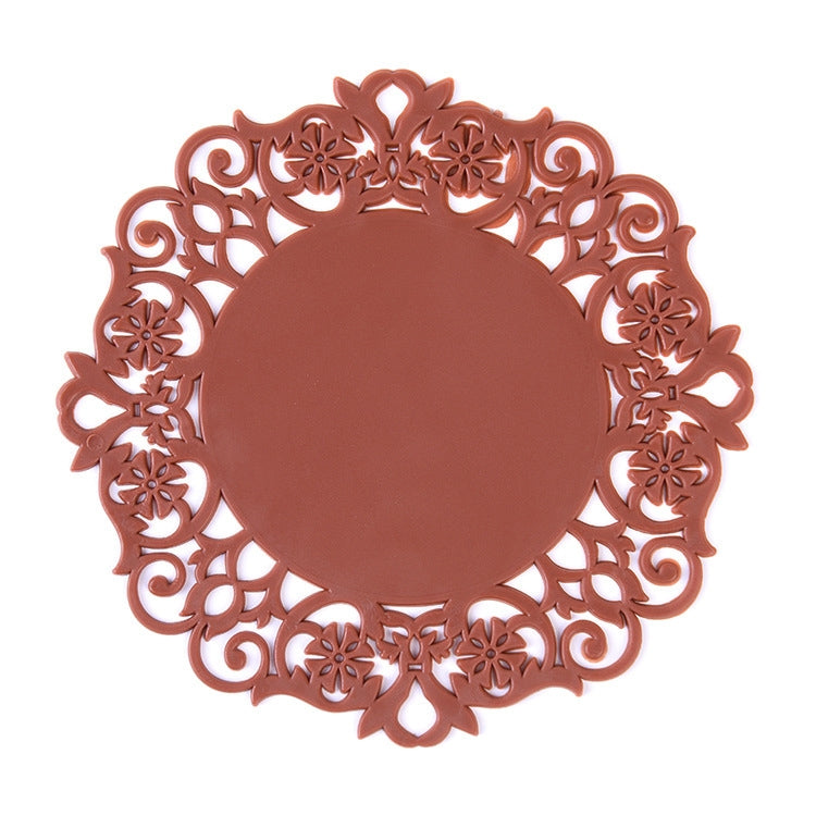 6 Pack Simple Circular Hollow Heat Pad Random Color Delivery