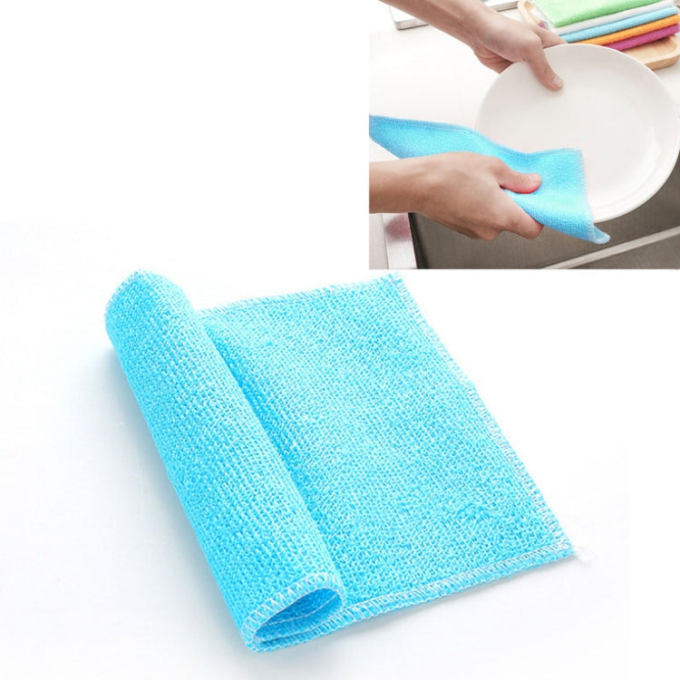 20 PCS Bamboo Fiber Anti-Grease Dish Washing Cloth Towels