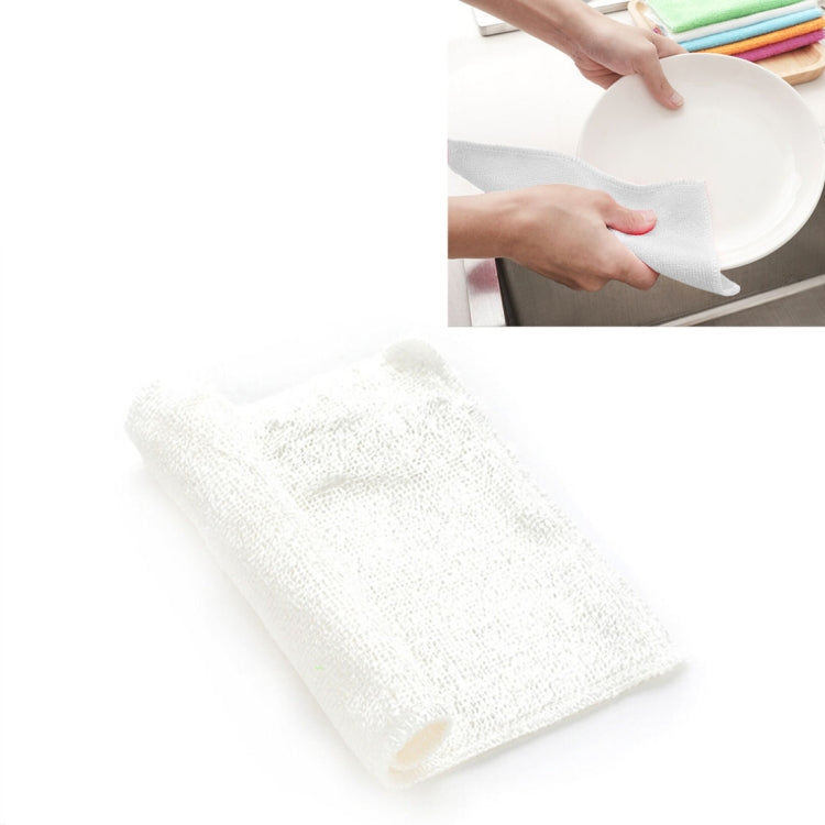 20 PCS Bamboo Fiber Anti-Grease Dish Washing Cloth Towels