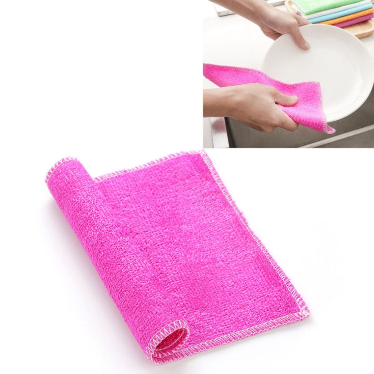 20 PCS Bamboo Fiber Anti-Grease Dish Washing Cloth Towels