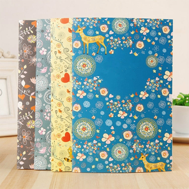 4 Pack Floral Cute Cartoon Notebook Random Color Delivery