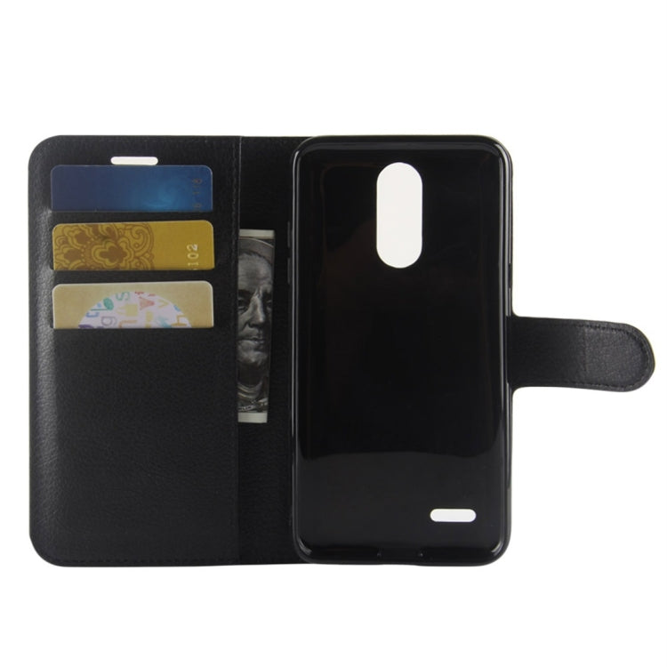 For LG Aristo 2 Litchi Texture Horizontal Flip Leather Case with Wallet & Holder & Card Slots