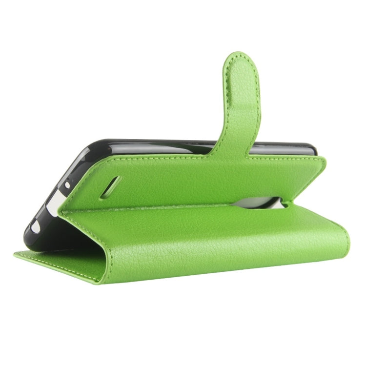 For LG Aristo 2 Litchi Texture Horizontal Flip Leather Case with Wallet & Holder & Card Slots