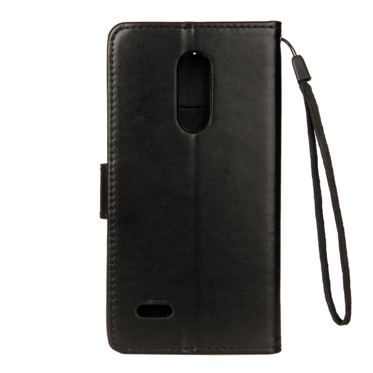 For LG K10 (2018) Lotus Butterfly Pattern Horizontal Flip Leather Case with Holder & Card Slots & Wallet & Lanyard