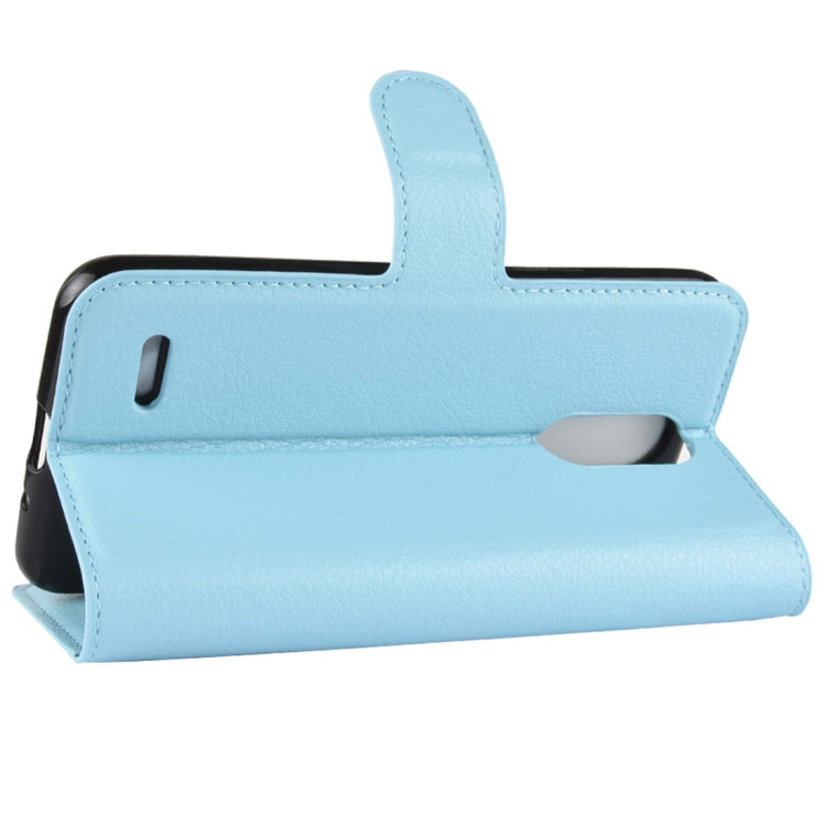 For LG K8 (2018) Litchi Texture Horizontal Flip Leather Case with Wallet & Holder & Card Slots