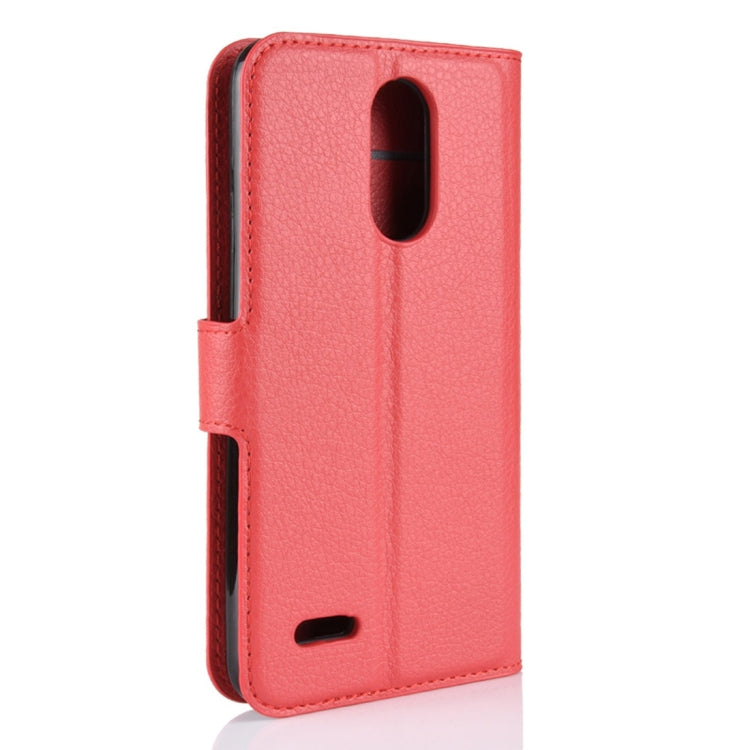 For LG K8 (2018) Litchi Texture Horizontal Flip Leather Case with Wallet & Holder & Card Slots