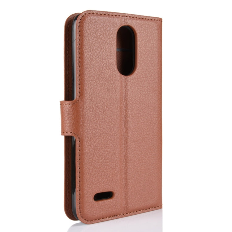 For LG K8 (2018) Litchi Texture Horizontal Flip Leather Case with Wallet & Holder & Card Slots