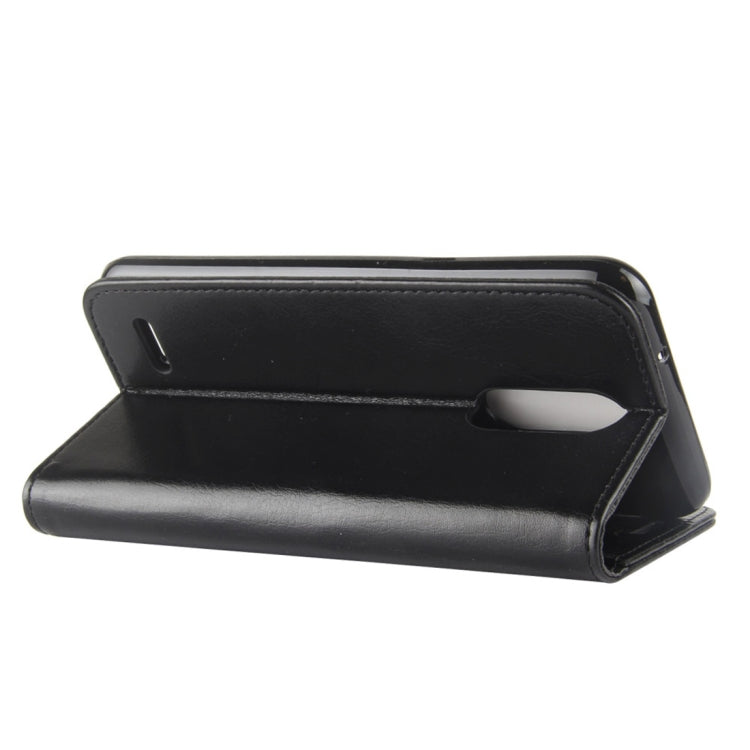 For LG K10 (2018) PU + TPU Crazy Horse Texture Horizontal Flip Leather Case with Wallet & Holder & Card Slots