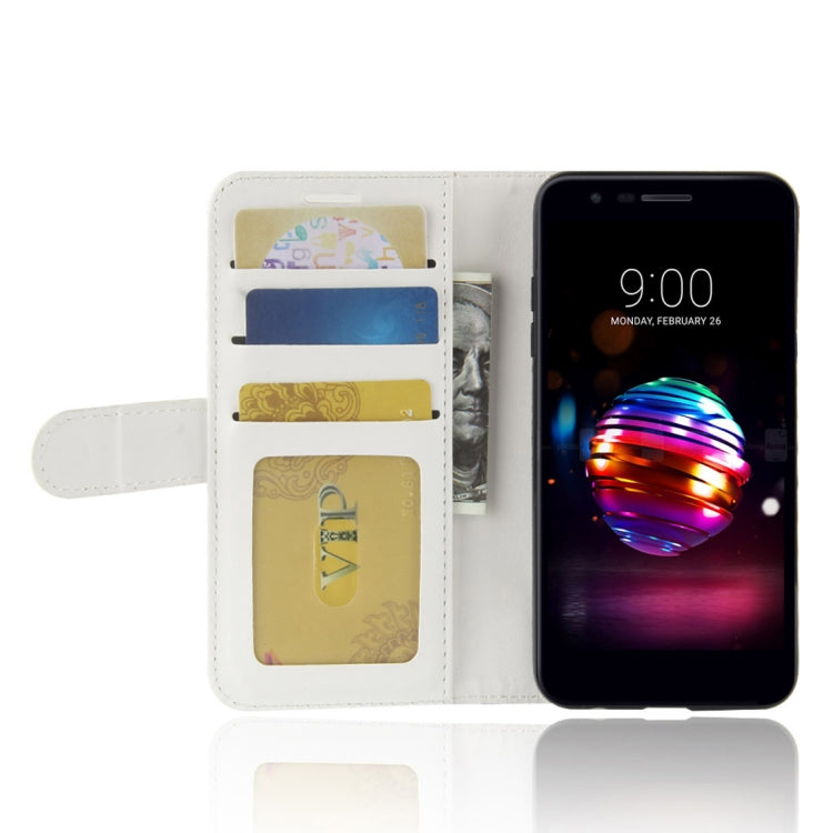 For LG K10 (2018) PU + TPU Crazy Horse Texture Horizontal Flip Leather Case with Wallet & Holder & Card Slots