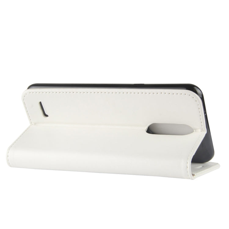 For LG K10 (2018) PU + TPU Crazy Horse Texture Horizontal Flip Leather Case with Wallet & Holder & Card Slots