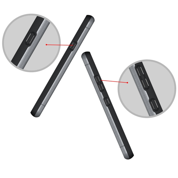 Brushed Texture Case for LG G7 ThinQ , with Holder & Card Slot